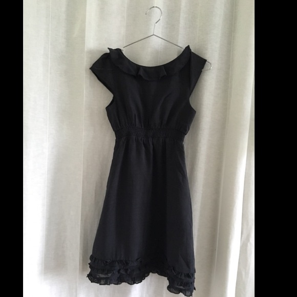 Dark Grey Anthropology Dress - Picture 2 of 2