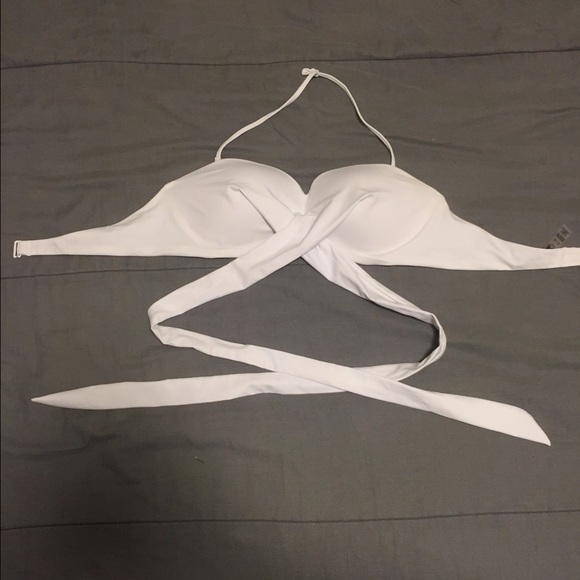 White vs pink bikini top
