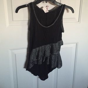 Black tank top