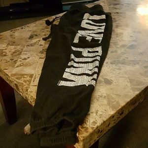 PINK Sparkly Sweatpants