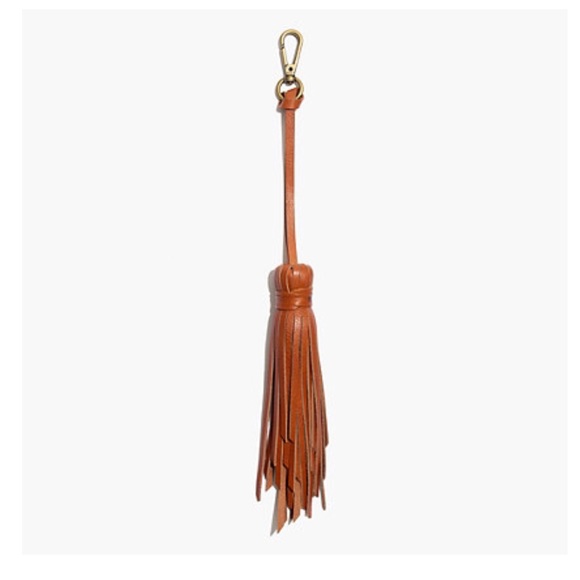 ⛔️Bundled⛔️Madewell Leather Tassel Bag Charm - Picture 3 of 3