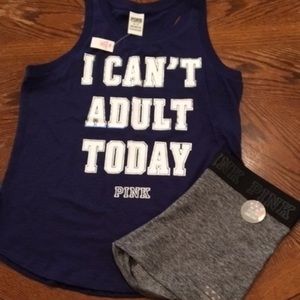 Nwt pink medium outfit