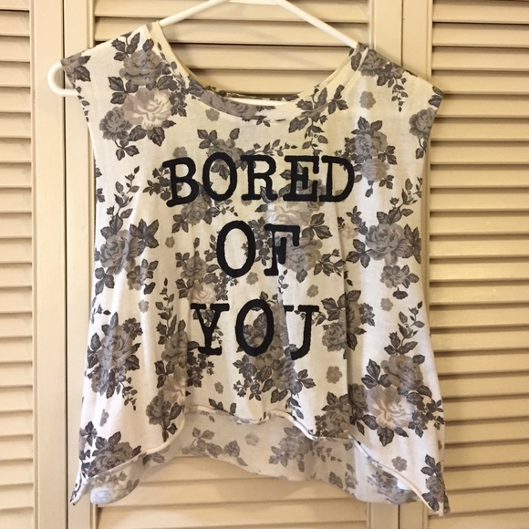 Floral Cut Out Tee