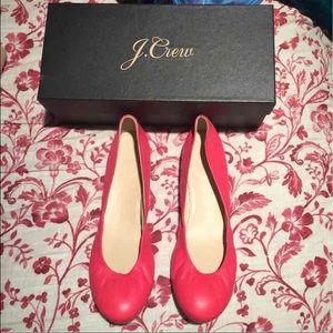 J.Crew Cece Leather Ballet Flats