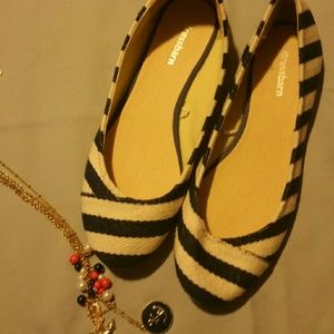 3 for $10  Striped Nautical Flats