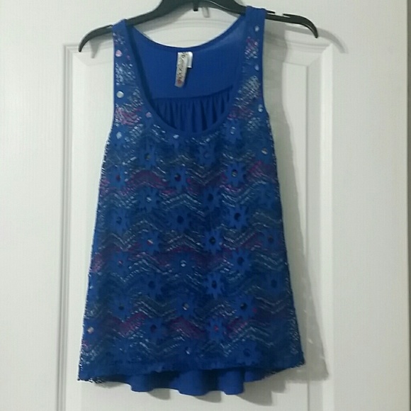 Blue Tank Top