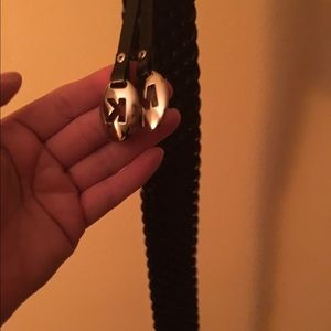 Michael Kors large braded style belt