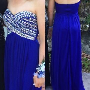 Blue Prom Dress