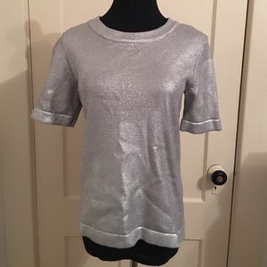 H&M Metallic Knit Top