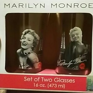Marilyn monroe glasses 16oz