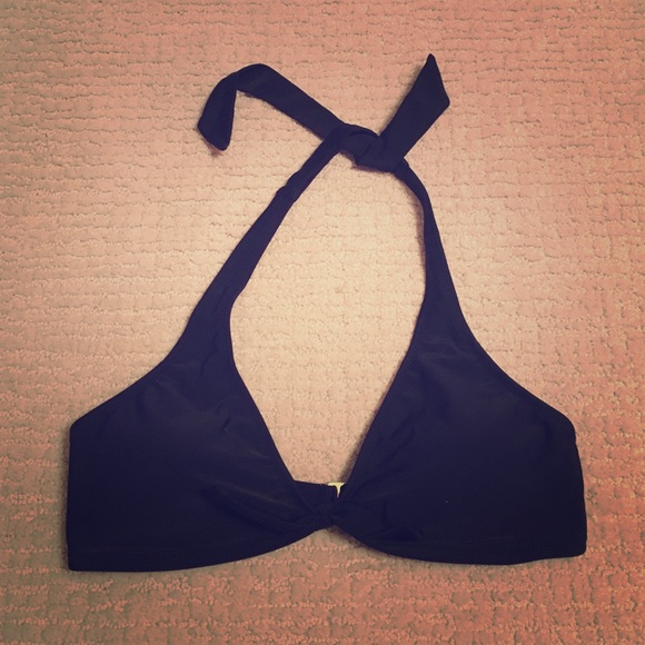 Black bikini top