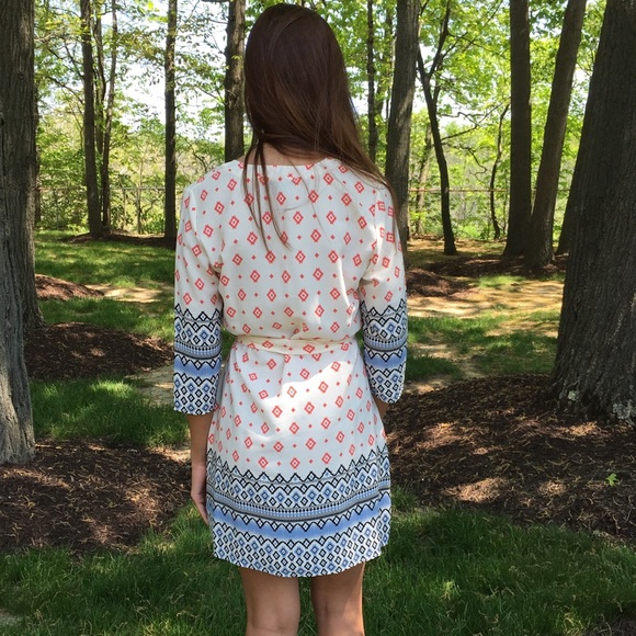 Ivory Belted Shirtdress - Picture 2 of 4