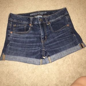 American eagle jean shorts