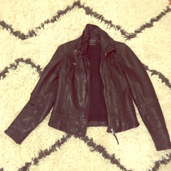 ALL SAINTS black leather jacket