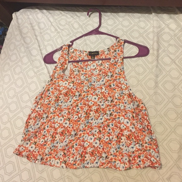 Floral tank top