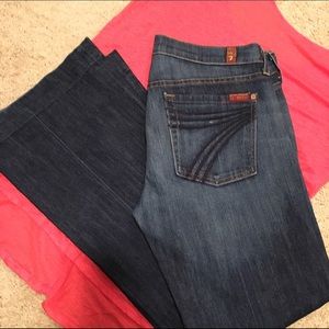 7 for All Mankind size 28 Dojo trouser Jean