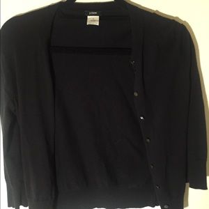 J. Crew Black Cardigam
