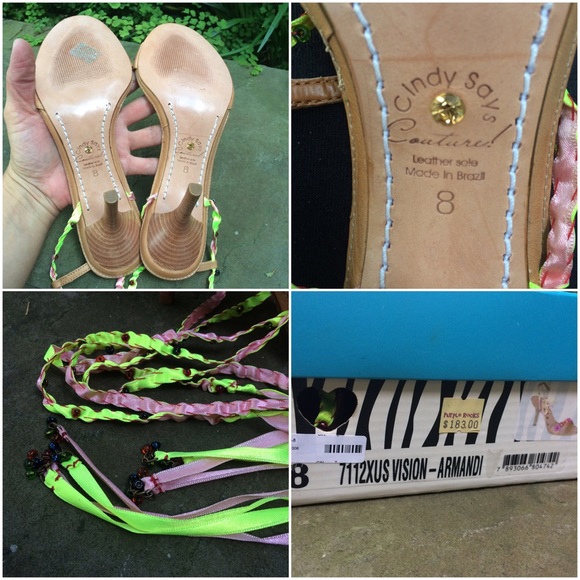 Cindy Says Couture floral Vision Armandi sandal - Picture 3 of 4