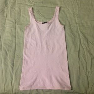 Theory light pink stretch tank