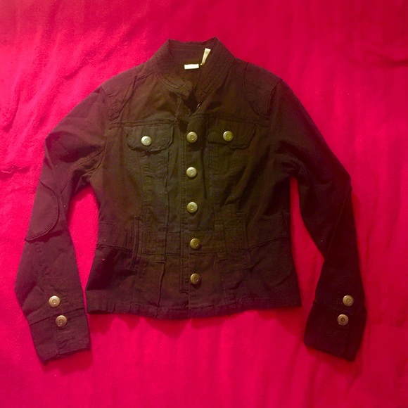Black denim jacket!