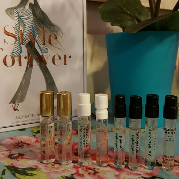 8 perfume vial variety sampler