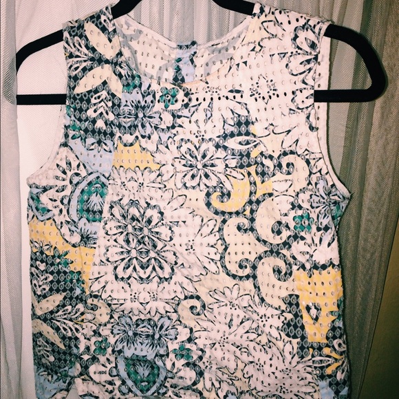ZARA floral tank