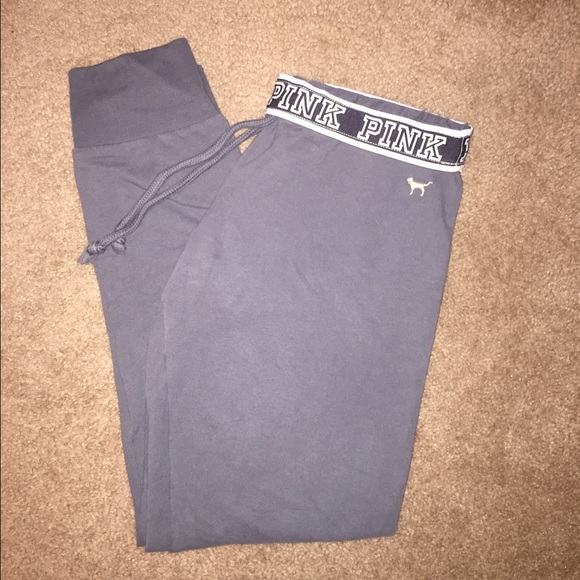 Gray PINK sweatpants