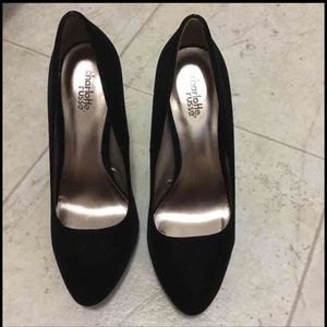 Gently used black heels