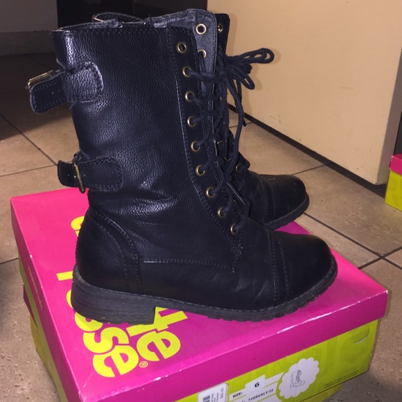 Charlotte Russe Black Boots