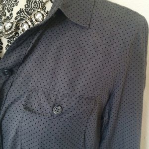 Polka Dot Loft Button Down