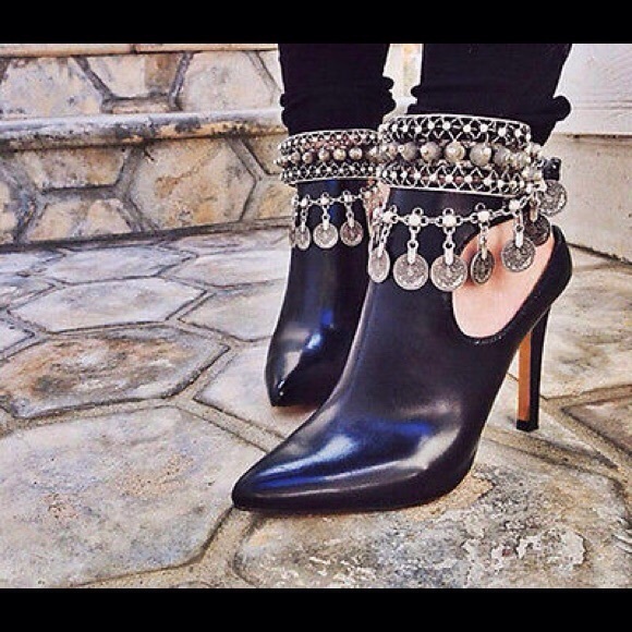 Turkish Coin Boho Anklet - Picture 4 of 4