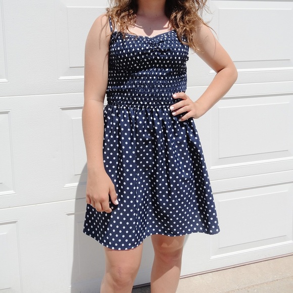 Blue Polkadot Sundress