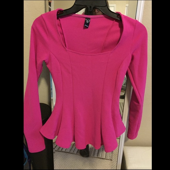Windsor Pink Peplum Top