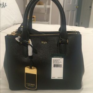 Ralph Lauren Newbury Mini Double Zip Satchel