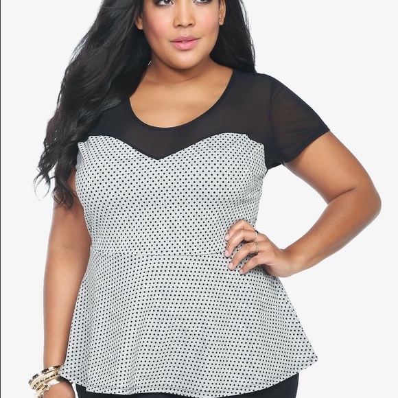 *TORRID* PEPLUM TOP **NWOT** ✨✨