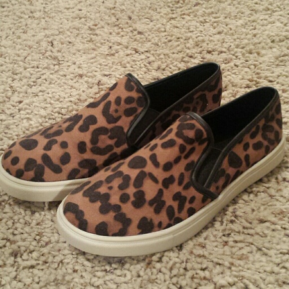 Cheetah Slip On Shoes