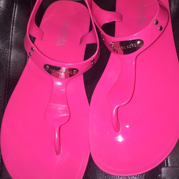 Micheal Kors jelly sandals