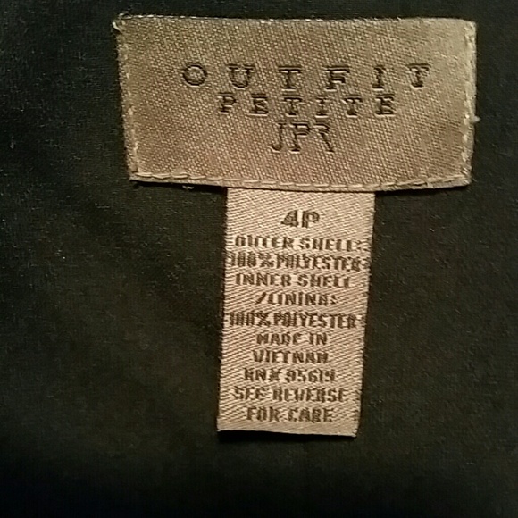 Outfit Petite black simple cocktail dress - Picture 2 of 4