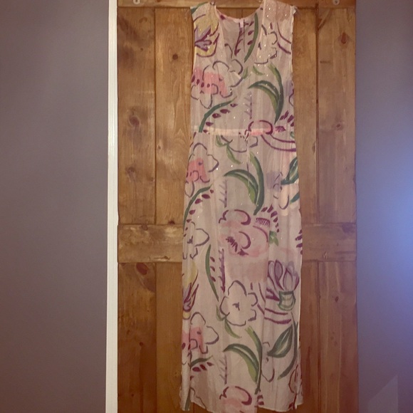 Floral cover up / kaftan
