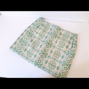 J.Crew jacquard skirt