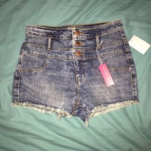 High waisted shorts