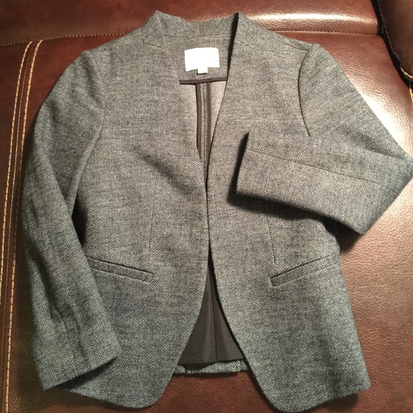 LOFT suit jacket- grey
