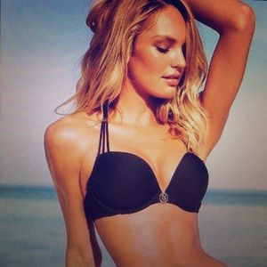 Victoria's Secret black bombshell swim top