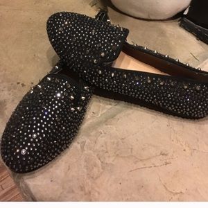 Steve Madden crystal flats