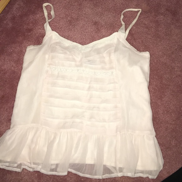 American Eagle Ruffle Tank