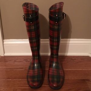 Ralph Lauren Plaid Rain Boots