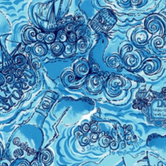 ISO Lilly Pulitzer Dark and Stormy