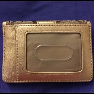 Coach card wallet