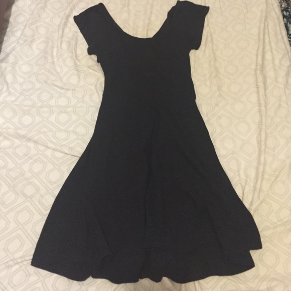 Black skater dress