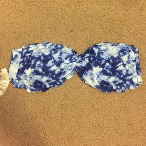 PINK TieDye Swim Top